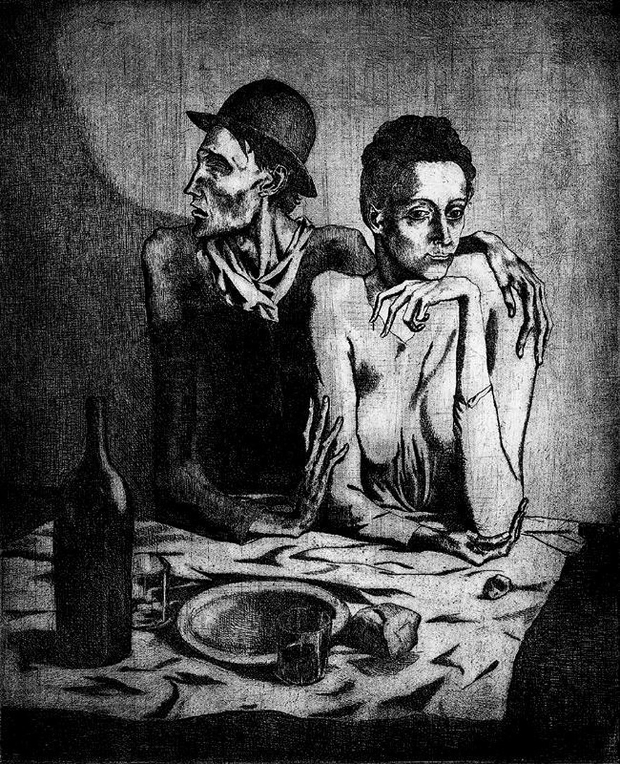 Picasso A simple meal 1904